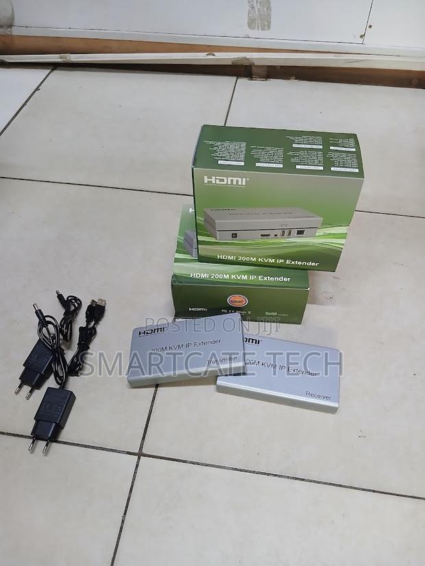 Long Range 200M KVM Extender – USB Extension via CAT6 Cable - main view