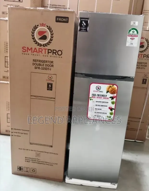 Smartpro SFR-325-DT-1 Dauble Door Refrigerator