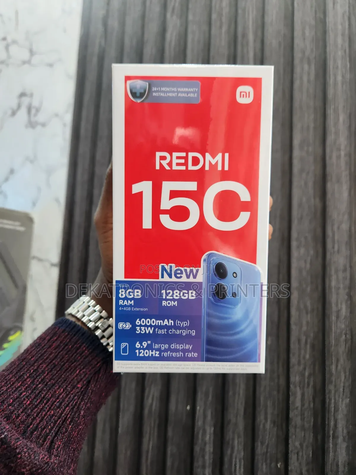 New Xiaomi Redmi 15C 4G 256 GB Black