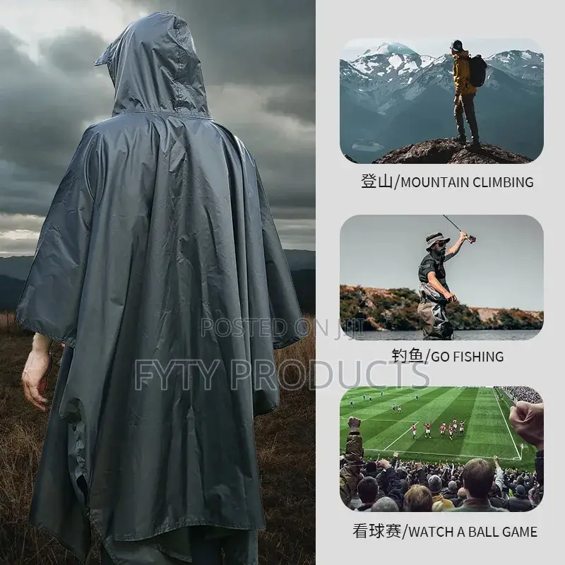 3-in-1 Multifunctional Waterproof Rain Poncho
