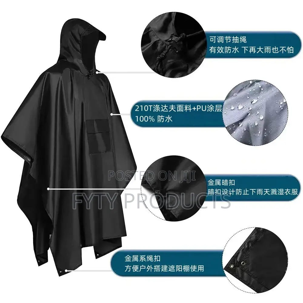 3-in-1 Multifunctional Waterproof Rain Poncho
