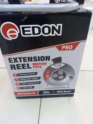EDON Pro Extension Reel ED9525A R 25m 2.5mm Rubber Cable
