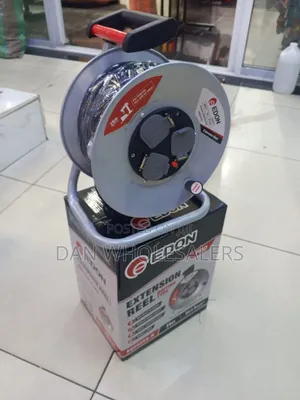 EDON 25 Meters Cable Extension Reel 3 Way Socket Outlet