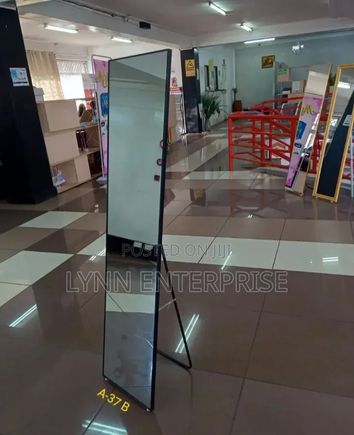 Executive Black Dressing Mirror