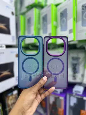 Matte Translucent MagSafe Phone Case in a Deep Maroon