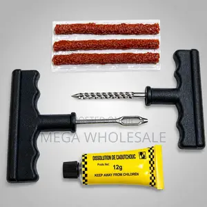 Metal Shaft Spiral Probe and Needle Tire Repair Tool Kit