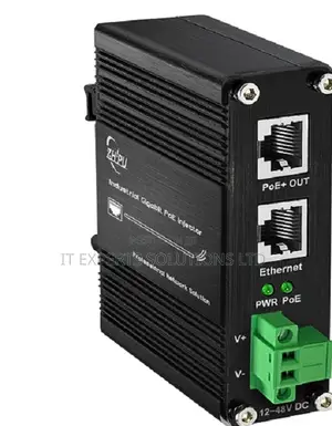 Gigabit PoE Injector 12-48v Input, Passive or IEEE802.3 Output