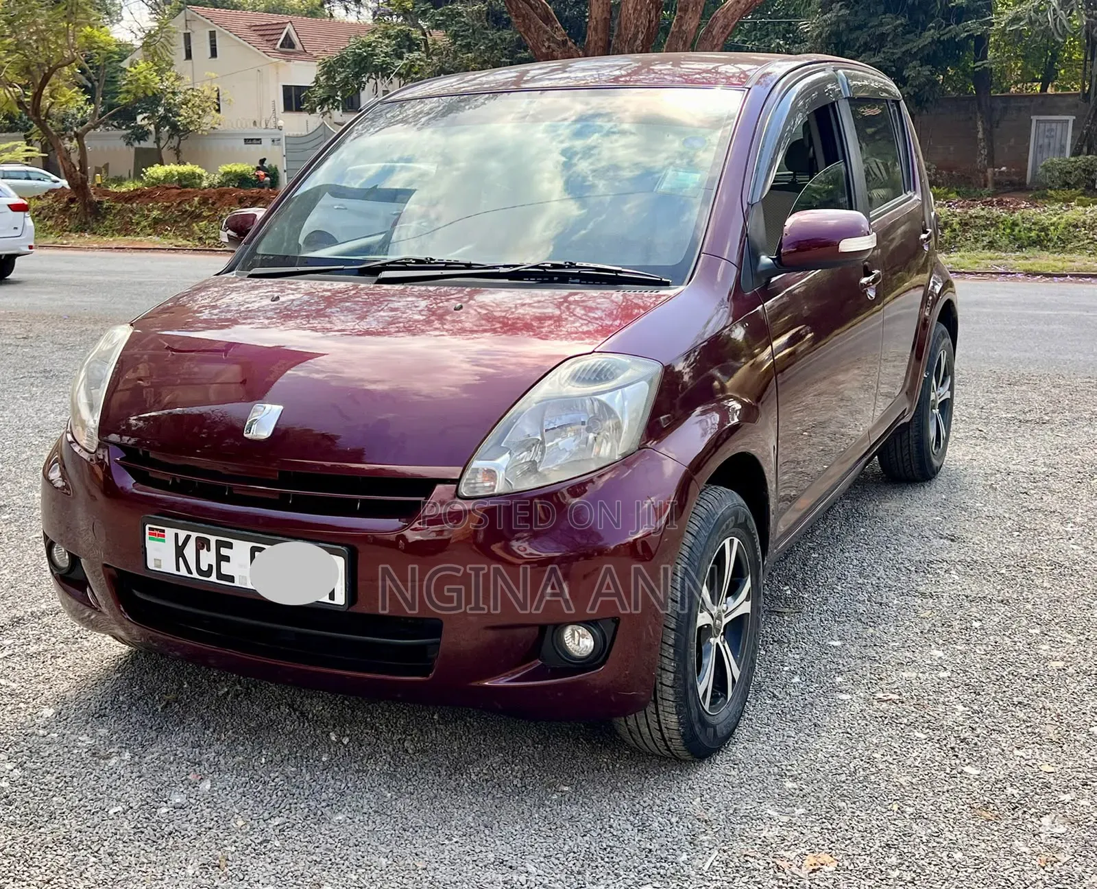 Toyota Passo 2008 Burgundy