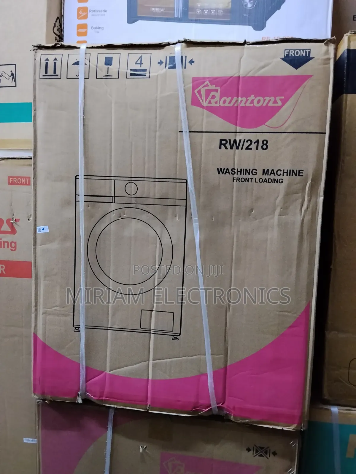 Ramtons Rw 218 Front Load Washing Machine