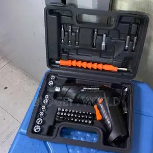 Professional 48-PC Bit Set With LED Light Plastic Cordless Screwdriver
