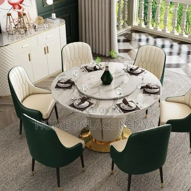 Dining Set; 6 Seater Dining Room Set for Modern Interiors