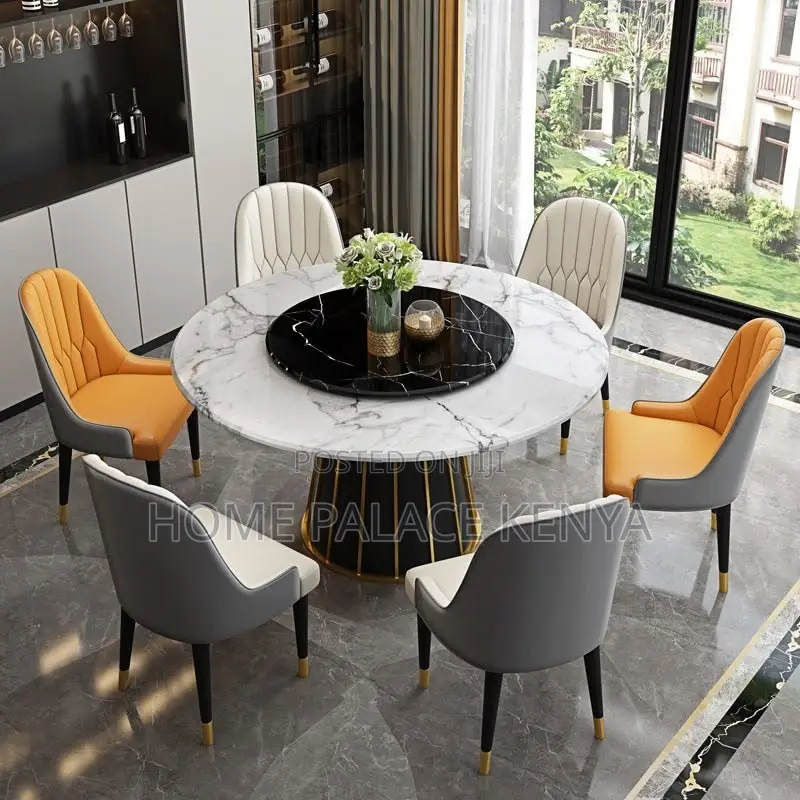 Dining Set; 6 Seater Dining Room Set for Modern Interiors