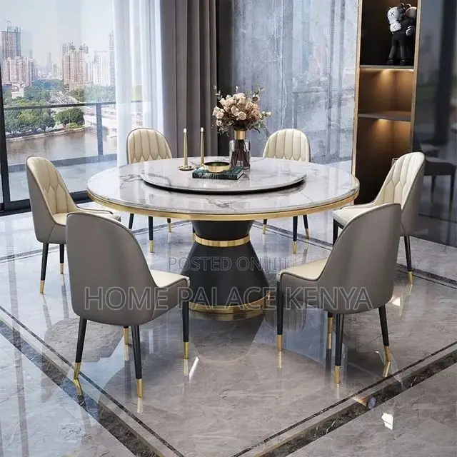 Dining Set; 6 Seater Dining Room Set for Modern Interiors