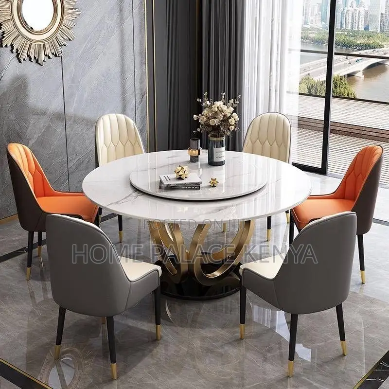 Dining Set; 6 Seater Dining Room Set for Modern Interiors