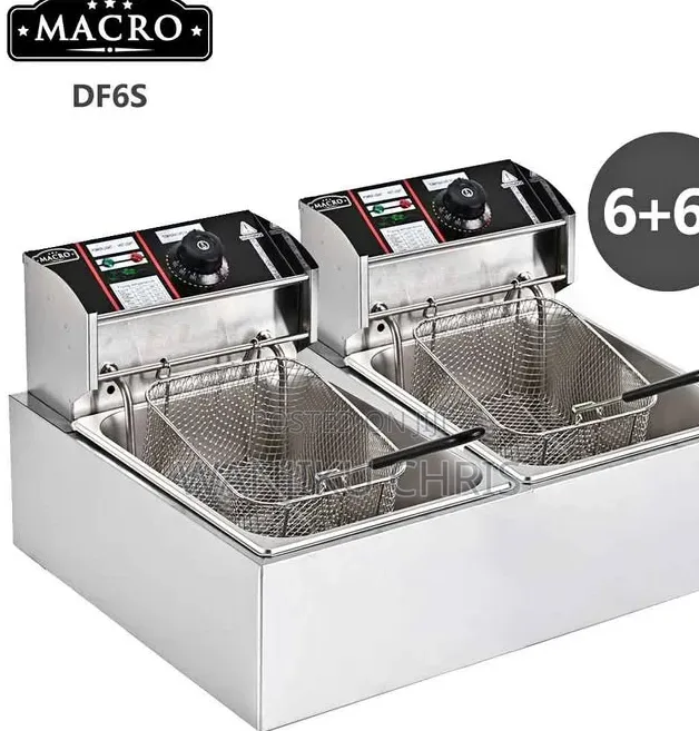 Electric Stainless Double Deep Fryer