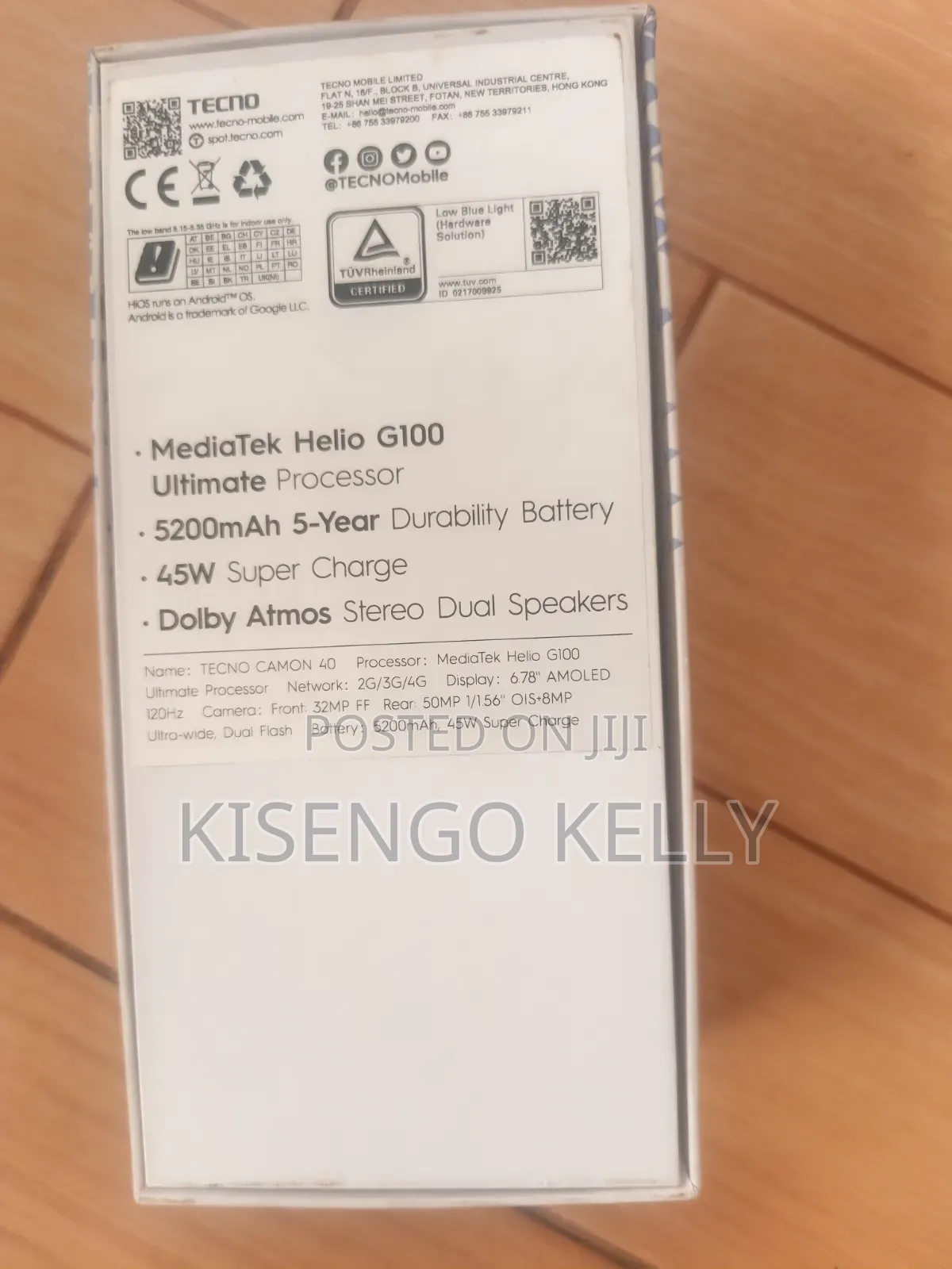 Tecno Camon 40 256 GB Gray