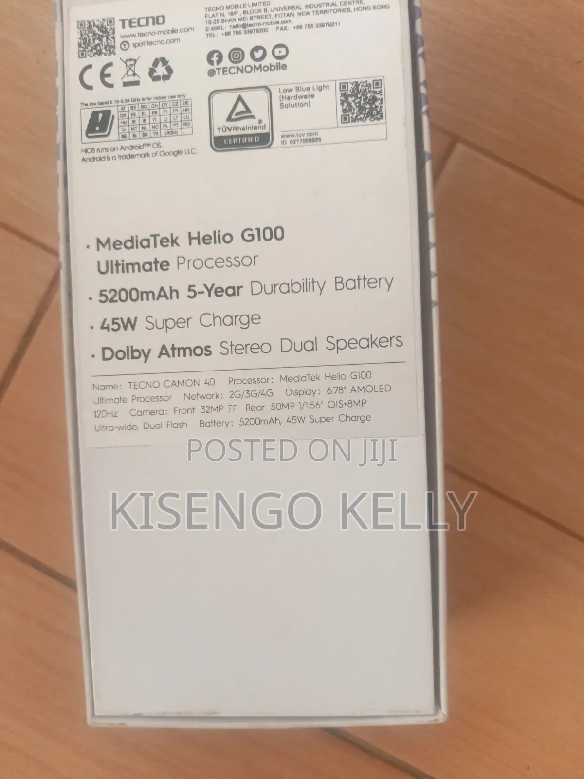 Tecno Camon 40 256 GB Gray