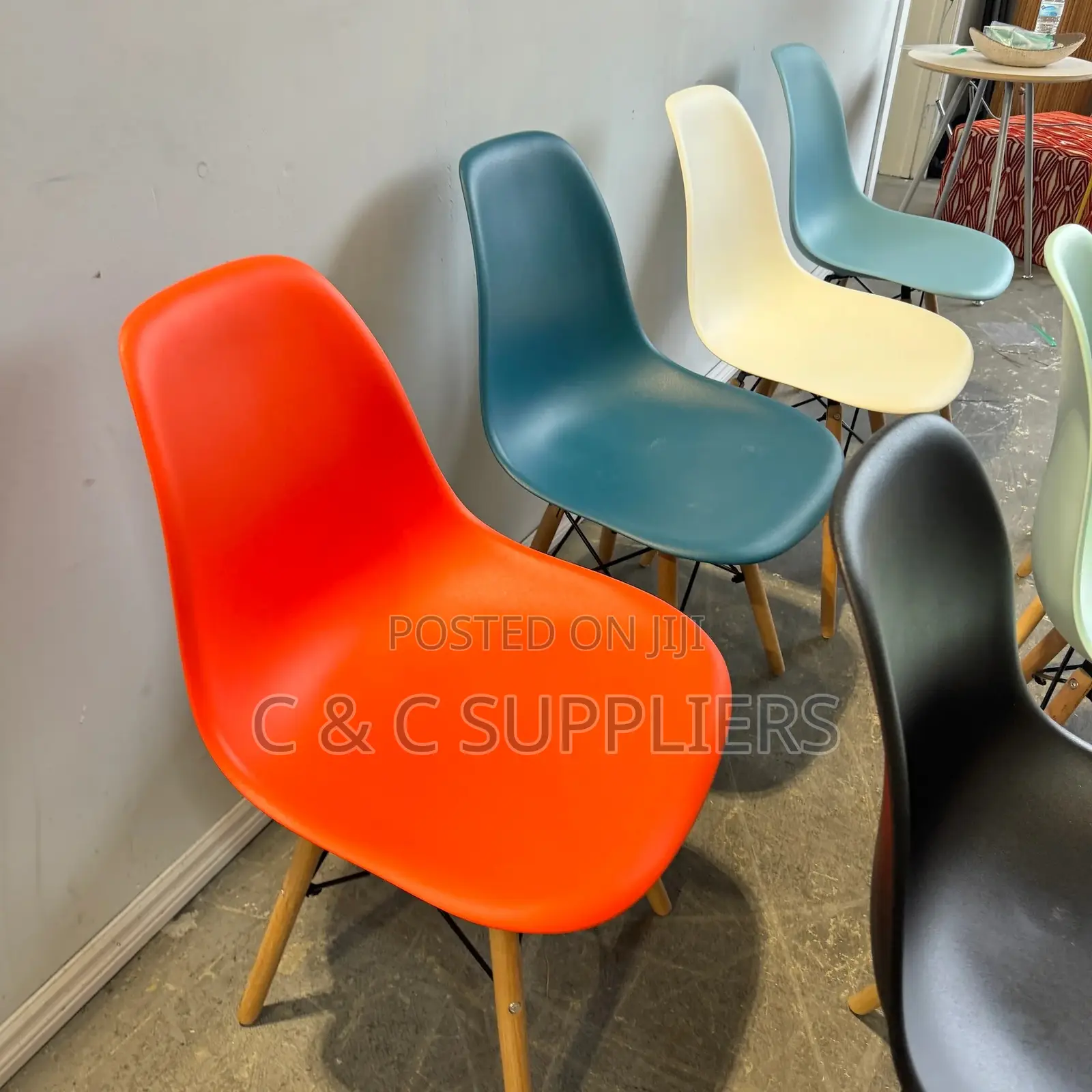 Armless Plastic Dining Chair