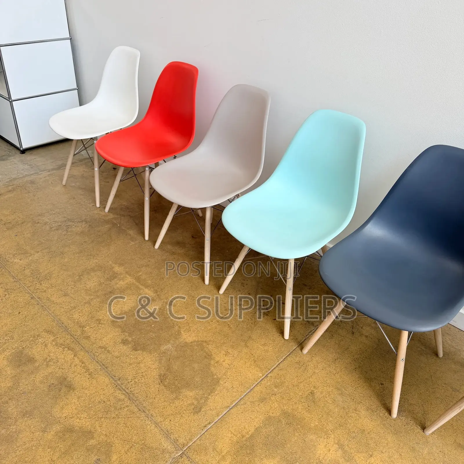 Armless Plastic Dining Chair