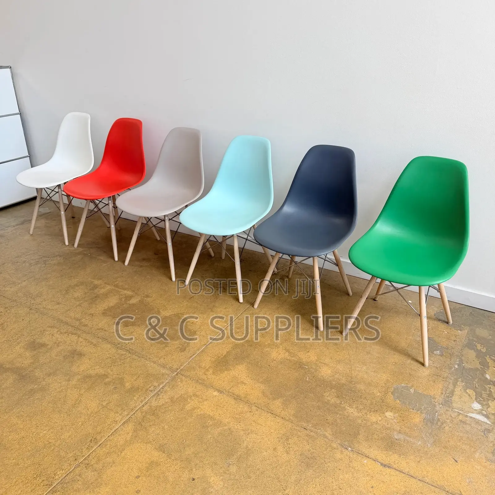 Armless Plastic Dining Chair