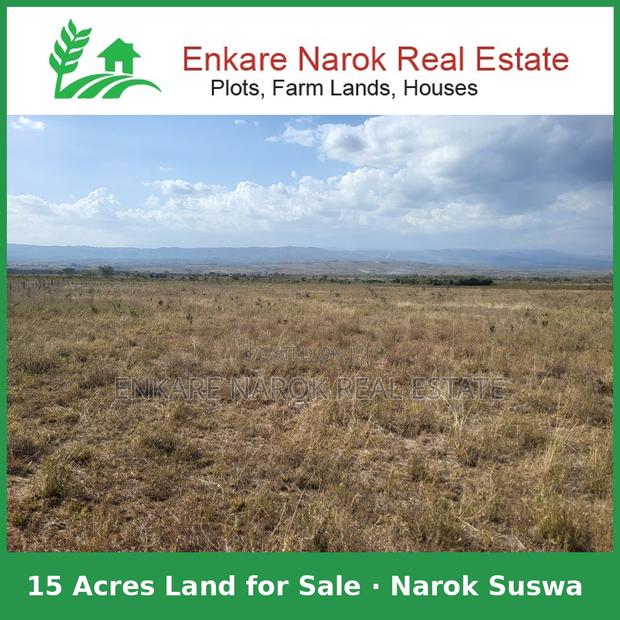 15 Acres Land for Sale in Narok Suswa 0.9 Miles Off Narok–Nrb Highway