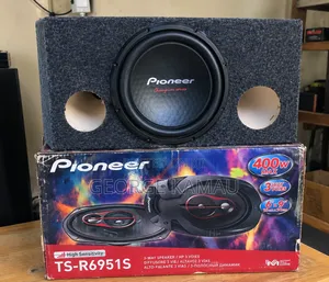 Pioneer Champion Series Subwoofer in Custom Speaker Box