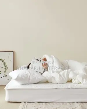 Plain White Grade a Duvet Set 6x6 – Bedsheet + 2 Pillowcases