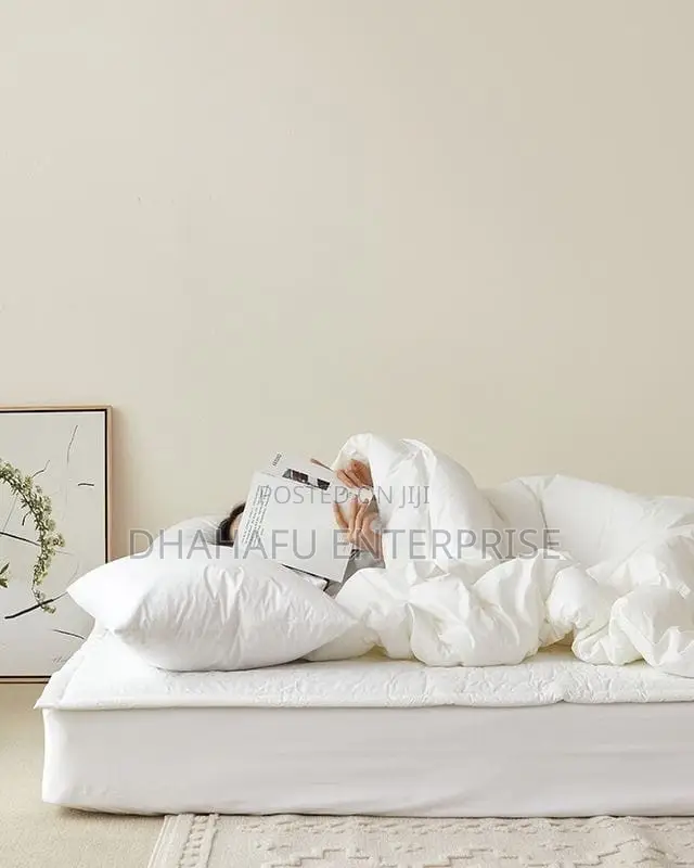 Plain White Grade a Duvet Set 6x6 – Bedsheet + 2 Pillowcases