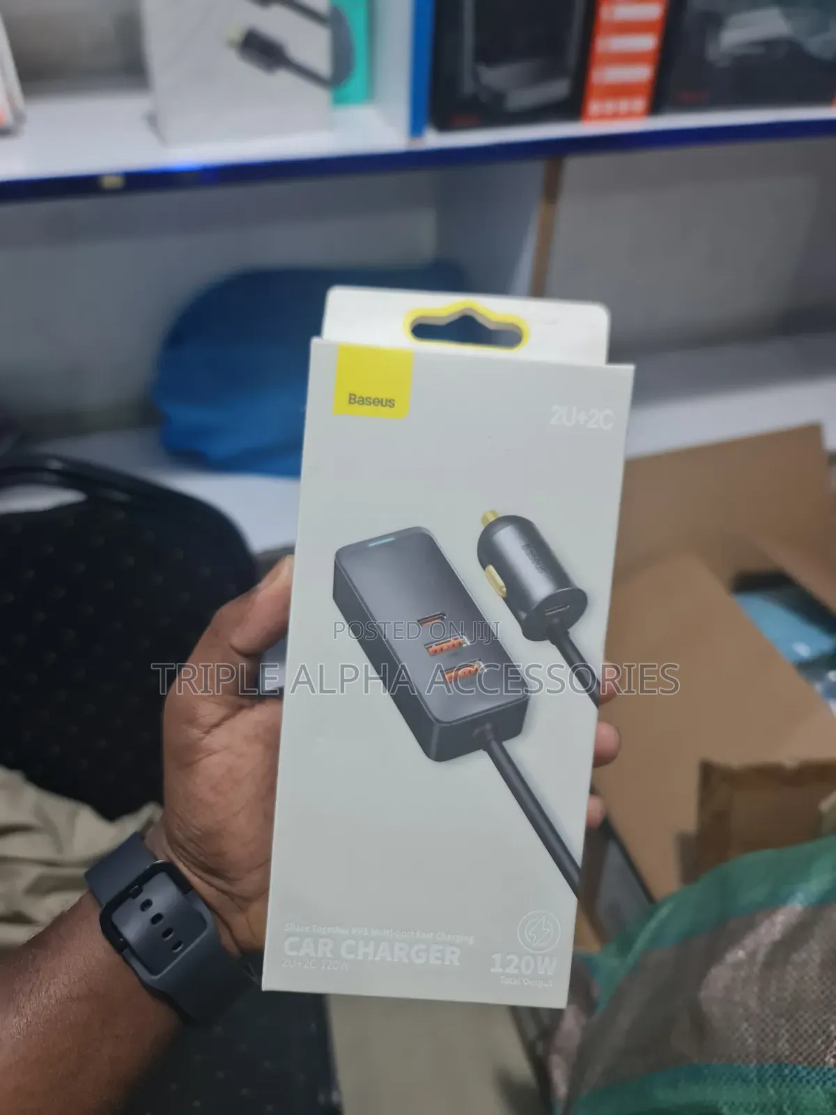 Baseus 120W Multi-Port,PD , Fast Car Charger