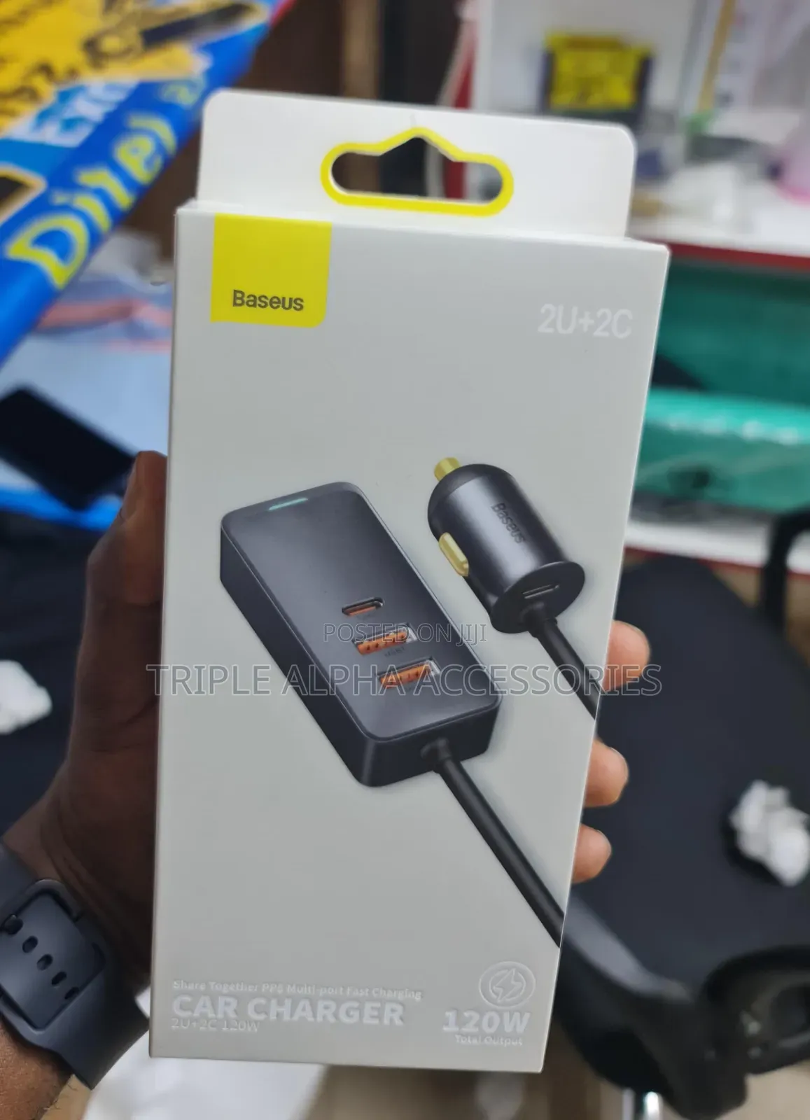 Baseus 120W Multi-Port,PD , Fast Car Charger