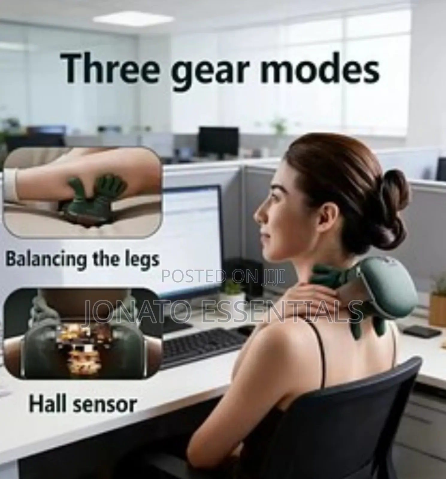 4D Electric Neck and Shoulder Massager With Heat – Hand Simulation