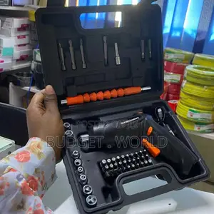 48Piece Rechargeable Screwdriver Set Electronics Everyday Maintenance