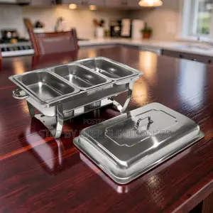 Buffet-Friendly Design 11L Stainless Steel Triple Chafing Dish