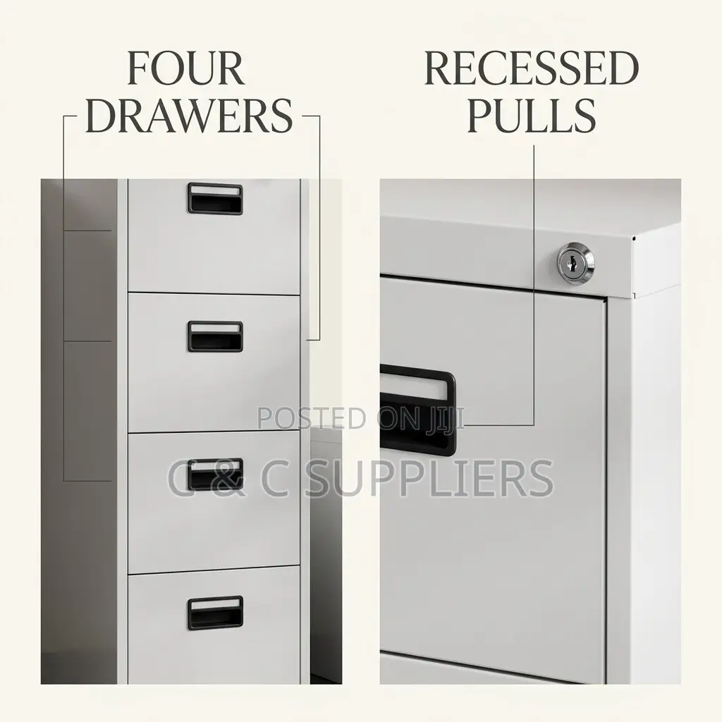 4-Drawer Locker File Cabinet