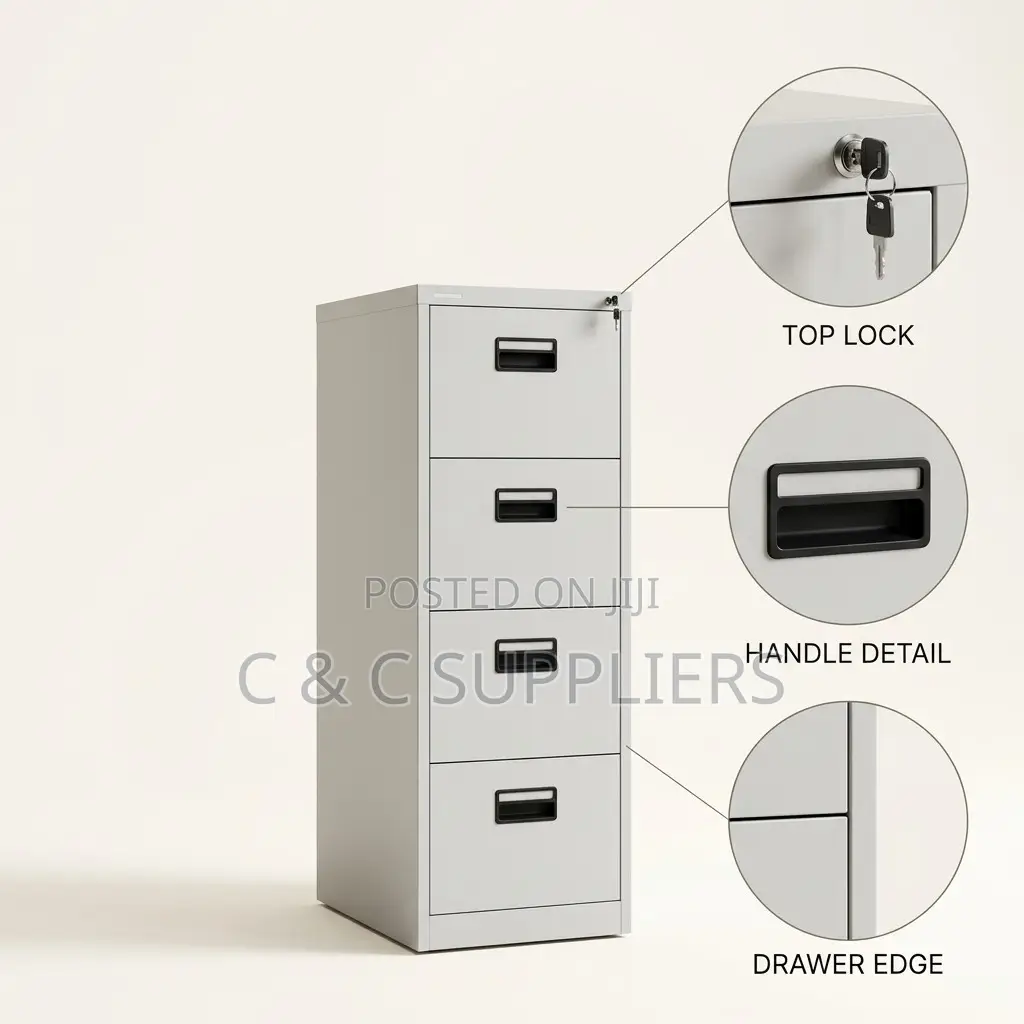 4-Drawer Locker File Cabinet