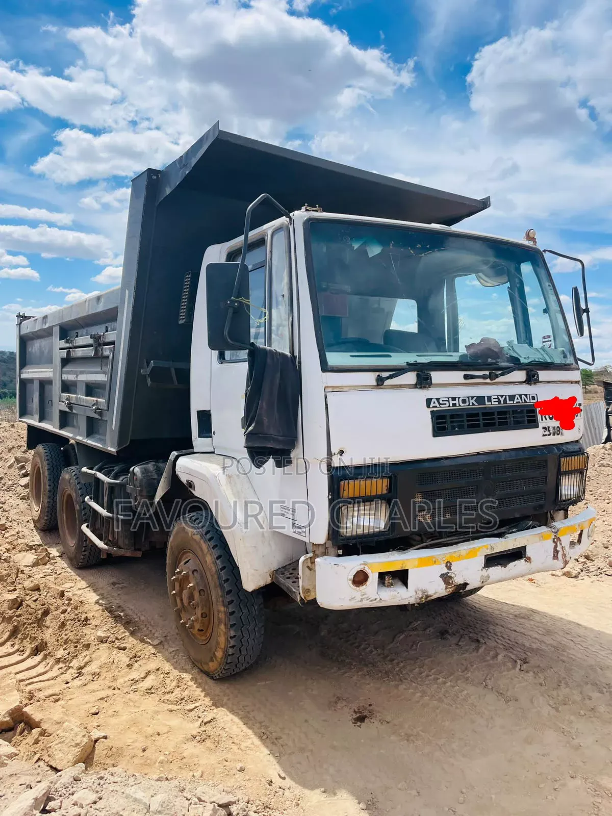 Ashok Leyland Tipper 2019 White