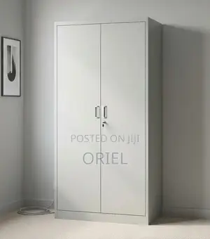 Metal Storage Cabinet With 2 Doors – Secure Office StorageUnit
