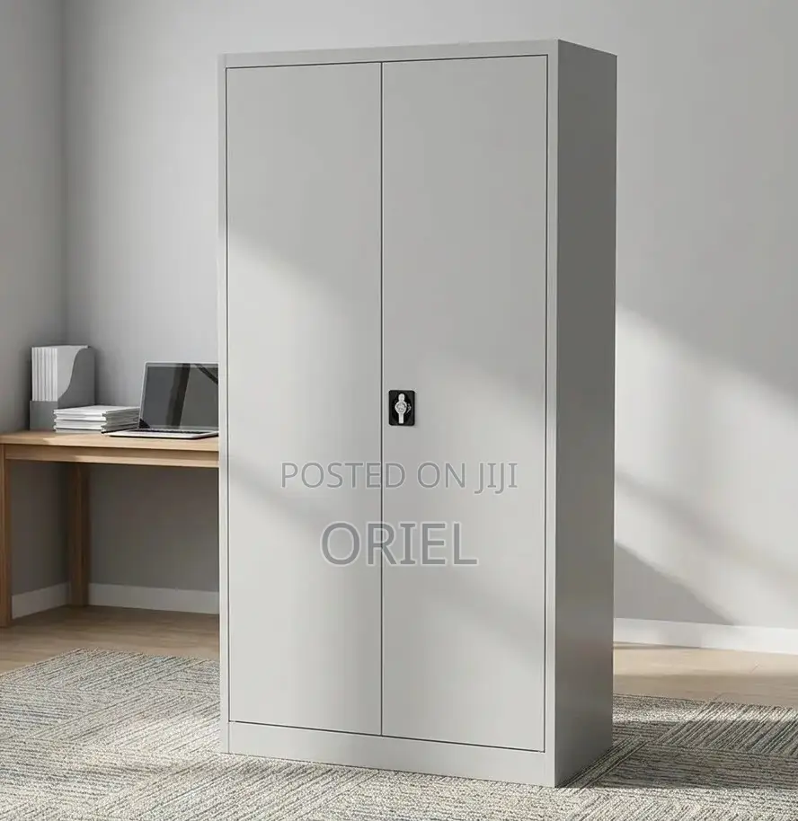 Metal Storage Cabinet With 2 Doors – Secure Office StorageUnit