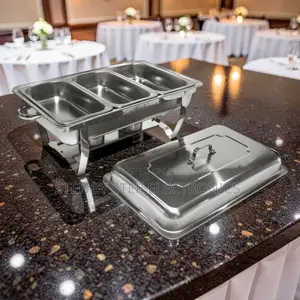 Easy to Clean 11L Stainless Steel Triple Chafing Dish for Catering