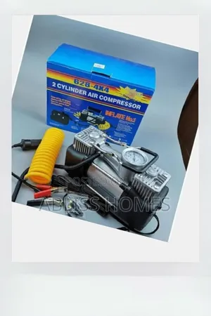 2 Cylinder Air Compressor Tyre Inflator Capacity