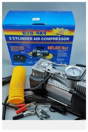 2 Cylinder Air Compressor Tyre Inflator Capacity