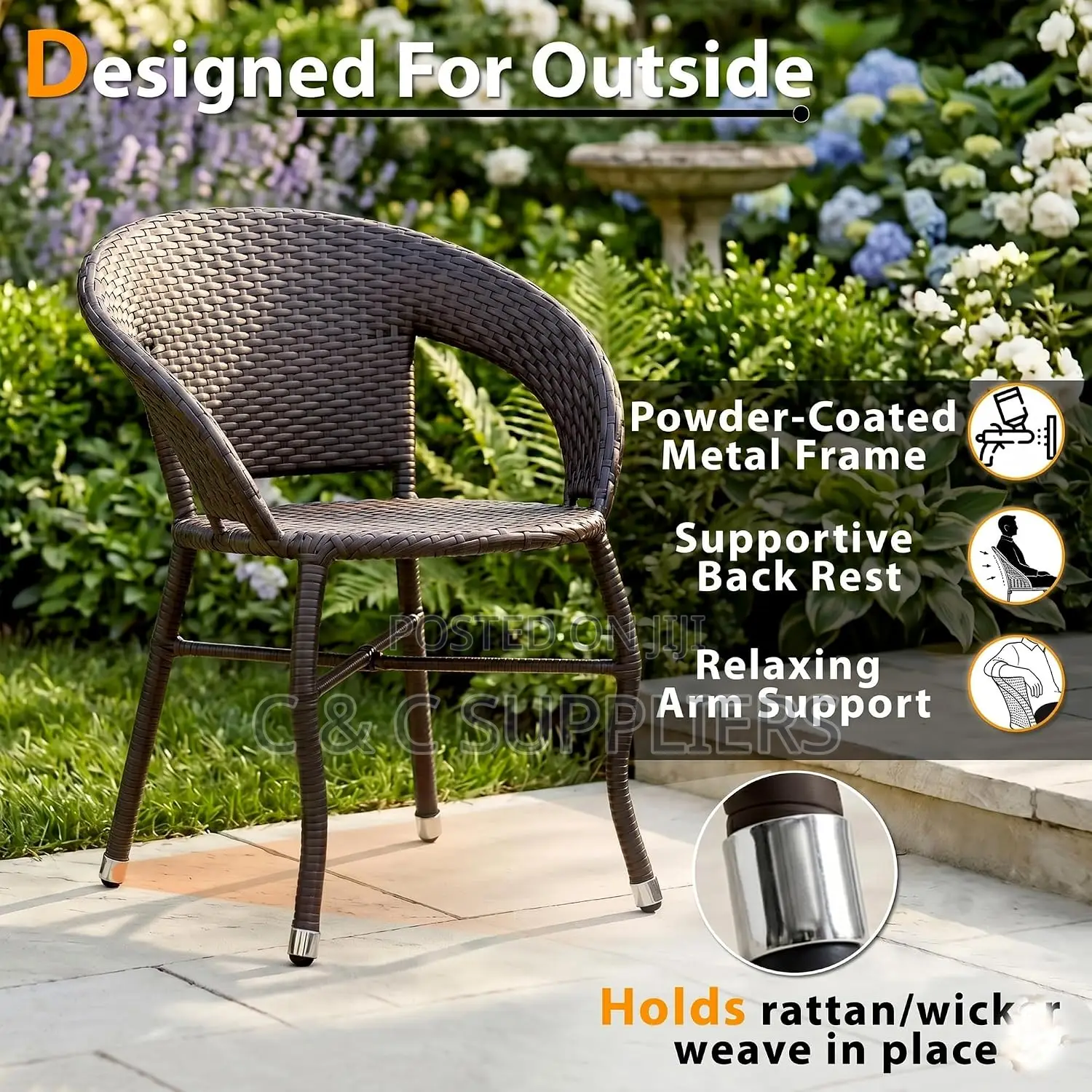 2-Seater Balcony Table Set