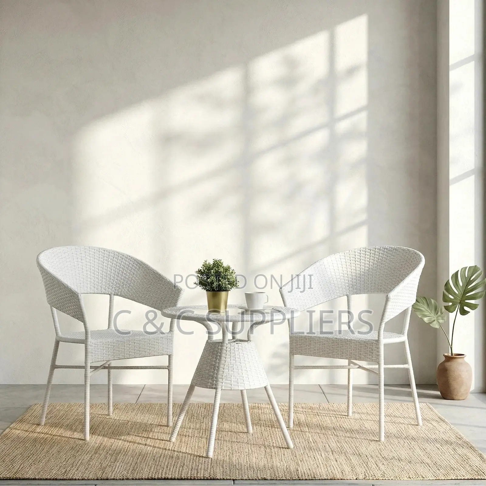 2-Seater Balcony Table Set