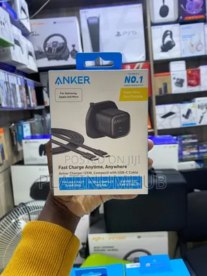Anker 25watts Compact Head Charger +USB-C to USB-C Cable