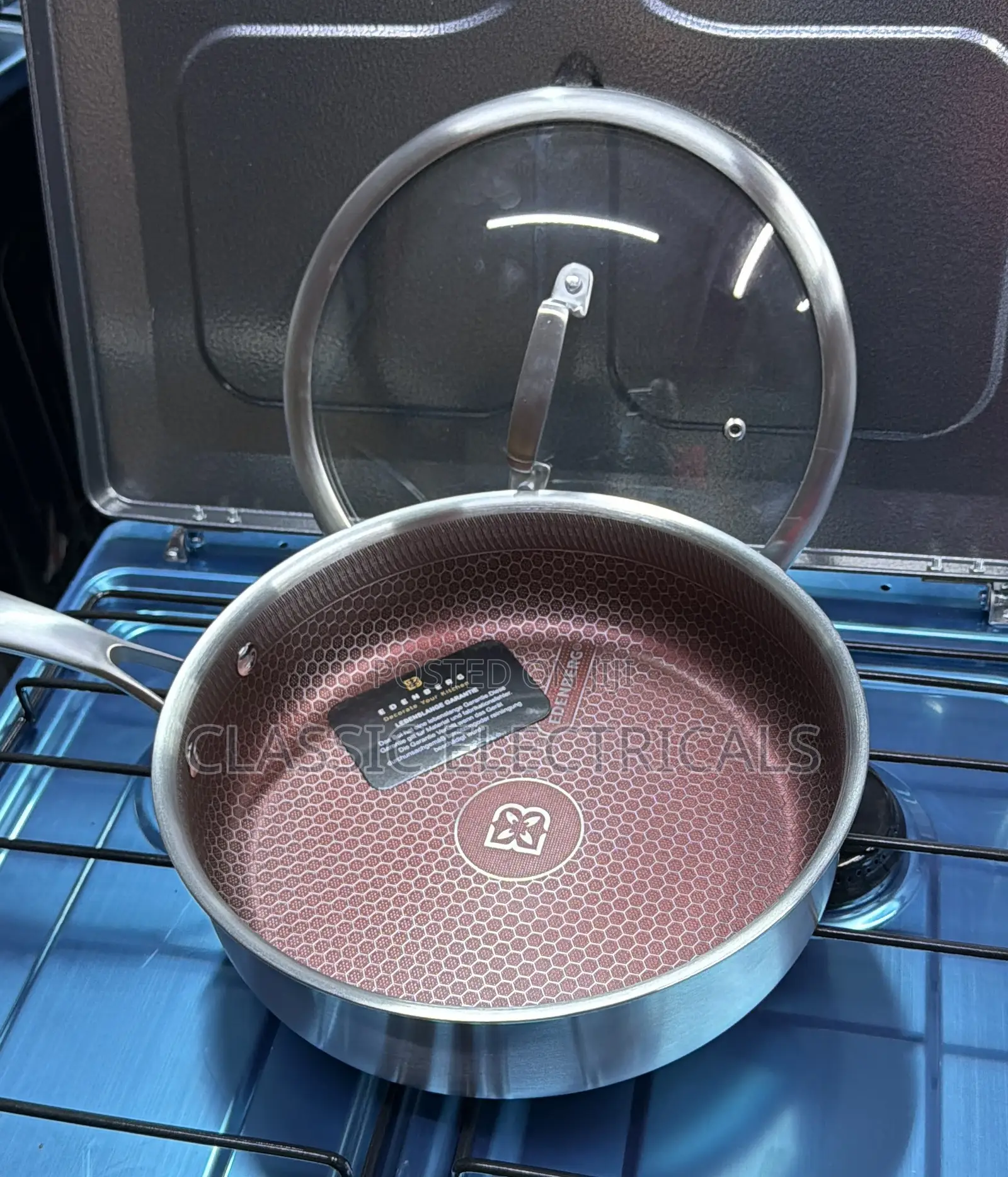 24cm Stainless Steel Edenberg Pan at Sh2800