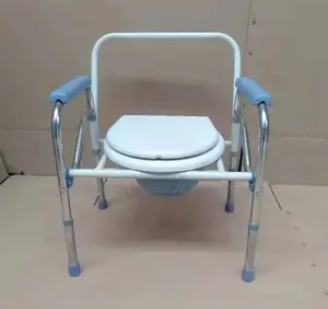 Commode Chair (Foldable and Height Adjustable) With Potty