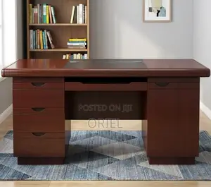 1.4 Meter Mahogany Executive Staff Desk Kenya – Modern Office Table