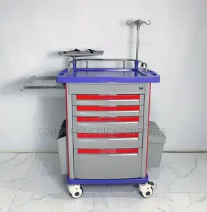 Crash Cart for Quick Access of Emergency Equipment