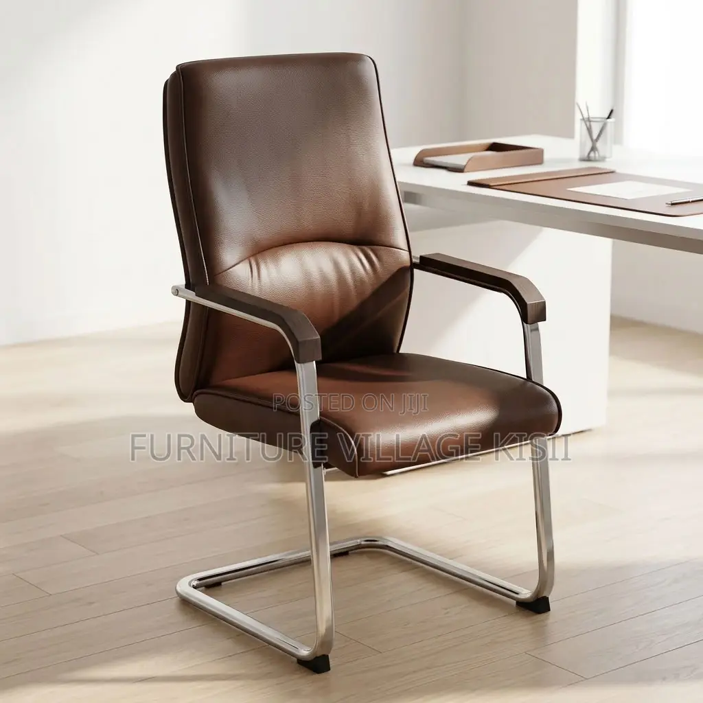 Leather Visitor Office Chair