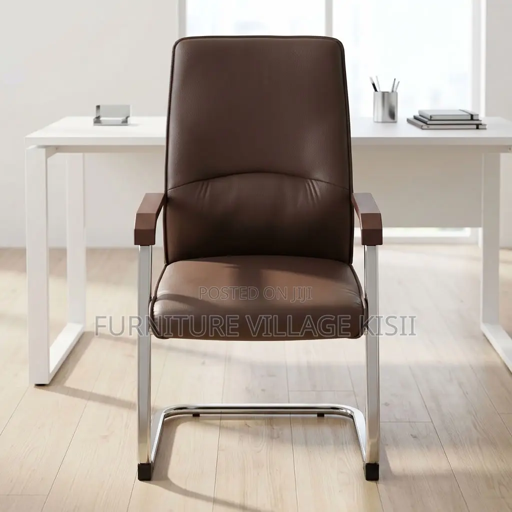 Leather Visitor Office Chair